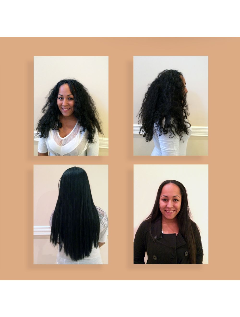 Keratin treatment for coarse hair clearance
