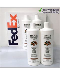 Original Formula 4000ml Keratin Hair Treatment With Moroccan Argan oil Free Express Shipping Worldwide