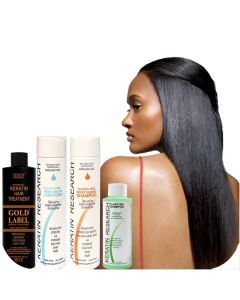 Gold Label 240ml Keratin Hair Treatment Specifically Designed for Coarse curly Thick Hair