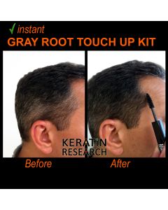 Gray Hair Root Touch up and Concealer 7ml Dual Brush 