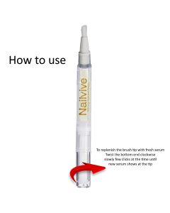 NAILVIVE PEN APPLICATOR Nail Serum Powerful Silk Protein Proven Natural Formula Strengthening Hardening nails Instantly Prevents Splits Chips Peels Cracks on Your Nails protect with Wheat Protein Hydrolyzed Keratin