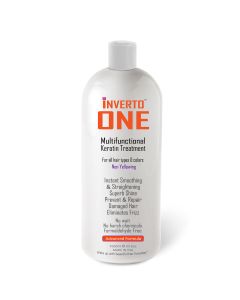 INVERTO ONE 1000ml Advanced Keratin Hair Treatment Formaldehyde Free  repair damaged Hair Results are straight smooth and super shiny hair