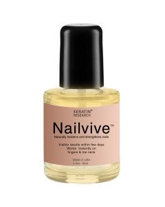 NAILVIVE 15ml jar.  Nail Serum Powerful Silk Protein Proven Natural Formula Strengthening Hardening nails Instantly Prevents Splits Chips Peels Cracks on Your Nails protect with Wheat Protein Hydrolyzed Keratin