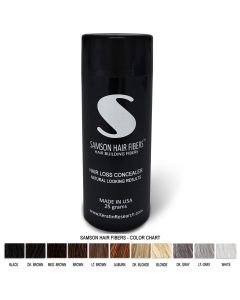 Samson Hair Loss concealer building fibers CONTAINER 25 grams (Refillable)