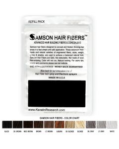 Samson Hair building fibers REFILL Kits 25 to 1000 grams Money Saving options suitable refill for Caboki Toppik & brands Free USA Shipping