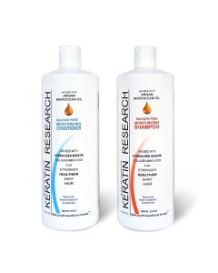 XL2 Sulfate free shampoo & moisturizing conditioner 2 x 1000ml bottles set with Moroccan Argan oil