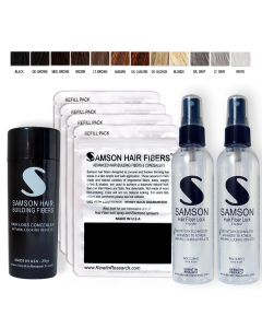 Samson Super Deal Fiber Lock SPRAY PLUS Hair building fibers 100gr suitable replacement  for all brands of hair building fibers Free Worldwide Shipping