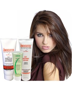 Treat Wash N Go Inverto Instant results Keratin Treatment  120ml Includes Hair Mask and Clarifying shampoo  (Without  Formalin)
