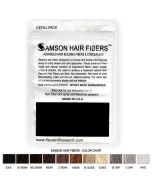 Samson Hair building fibers REFILL Kits 25 to 1000 grams Money Saving options suitable refill for Caboki Toppik & brands Free USA Shipping