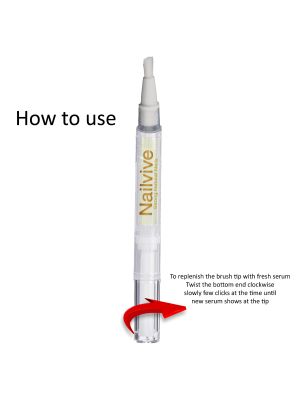 NAILVIVE PEN APPLICATOR Nail Serum Powerful Silk Protein Proven Natural Formula Strengthening Hardening nails Instantly Prevents Splits Chips Peels Cracks on Your Nails protect with Wheat Protein Hydrolyzed Keratin