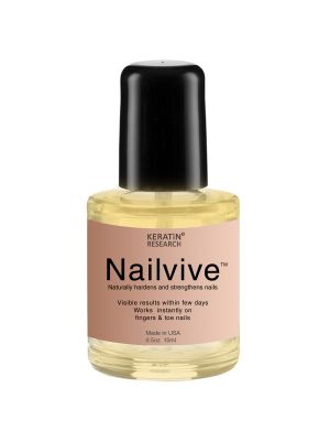 NAILVIVE 15ml jar.  Nail Serum Powerful Silk Protein Proven Natural Formula Strengthening Hardening nails Instantly Prevents Splits Chips Peels Cracks on Your Nails protect with Wheat Protein Hydrolyzed Keratin