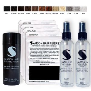 Samson Super Deal Fiber Lock SPRAY PLUS Hair building fibers 100gr suitable replacement  for all brands of hair building fibers Free Worldwide Shipping